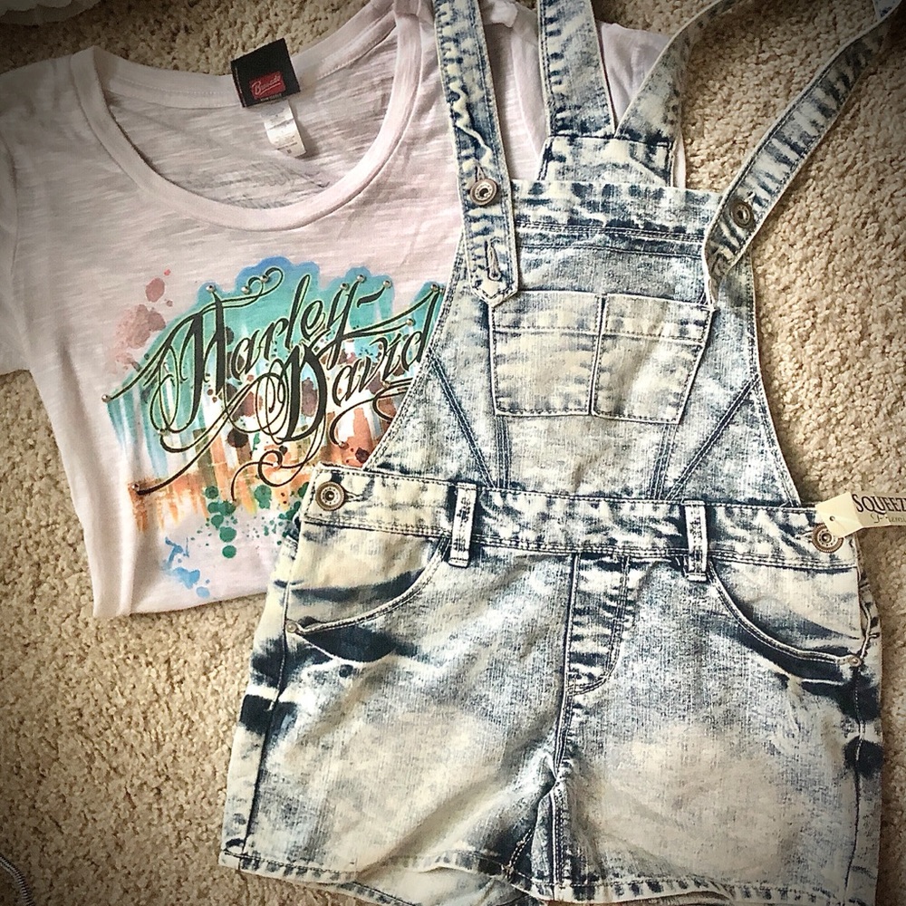 NWOT Harley Davidson shirt, NWT short- overall